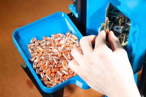 Alternative view of ARMANOV Bullet Tray for Dillon XL650/XL750