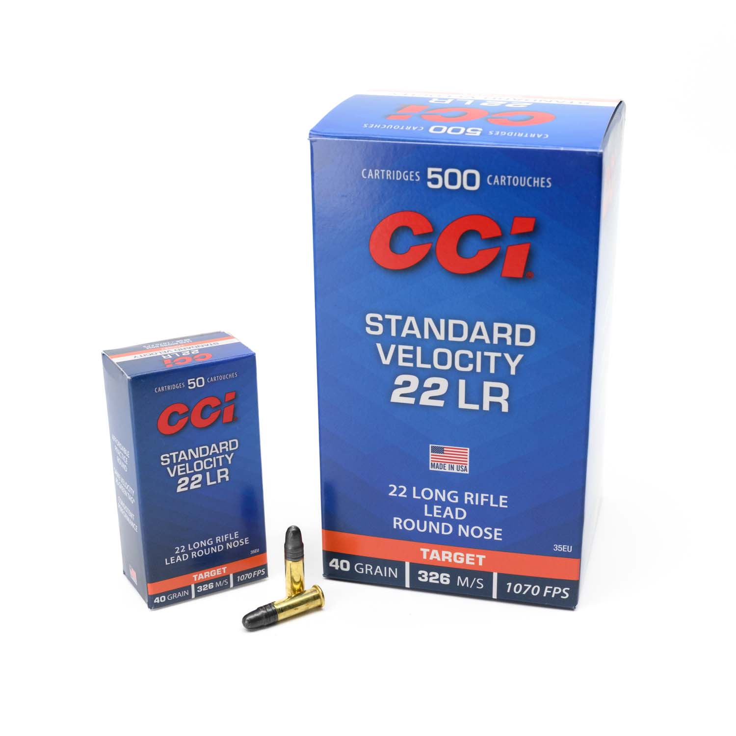 CCI .22 LR 40gr Standard Velocity Lead Round Nose – Bild 2