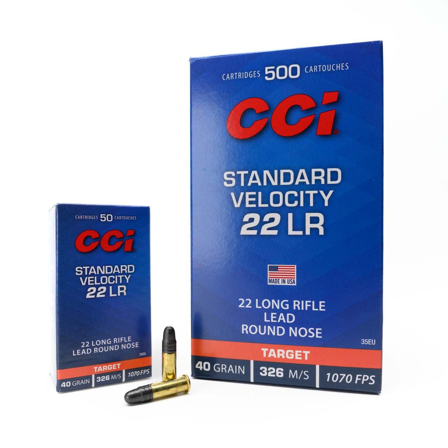 CCI .22 LR 40gr Standard Velocity Lead Round Nose