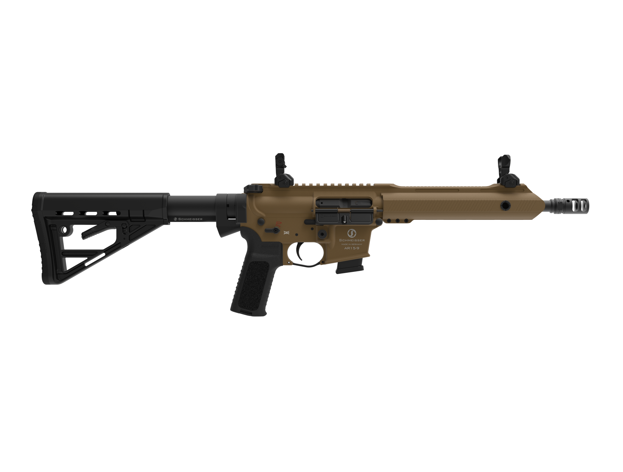 SCHMEISSER AR15-9 SPORT S – CERAKOTE FDE / 9x19 / 10,5" | 267mm 3 SCHMEISSER AR15-9 SPORT S – CERAKOTE FDE / 9×19 / 10,5″ | 267mm – 03-0251MFDE