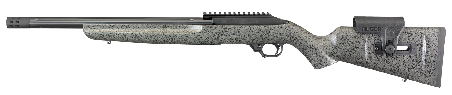 RUGER 10/22® Competition .22 LR 16,1"/41Cm Speckled Schwarz/Grau Laminate 9 RUGER 10/22® Competition .22 LR 16,1″/41Cm Speckled Schwarz/Grau Laminate – RUG-31120