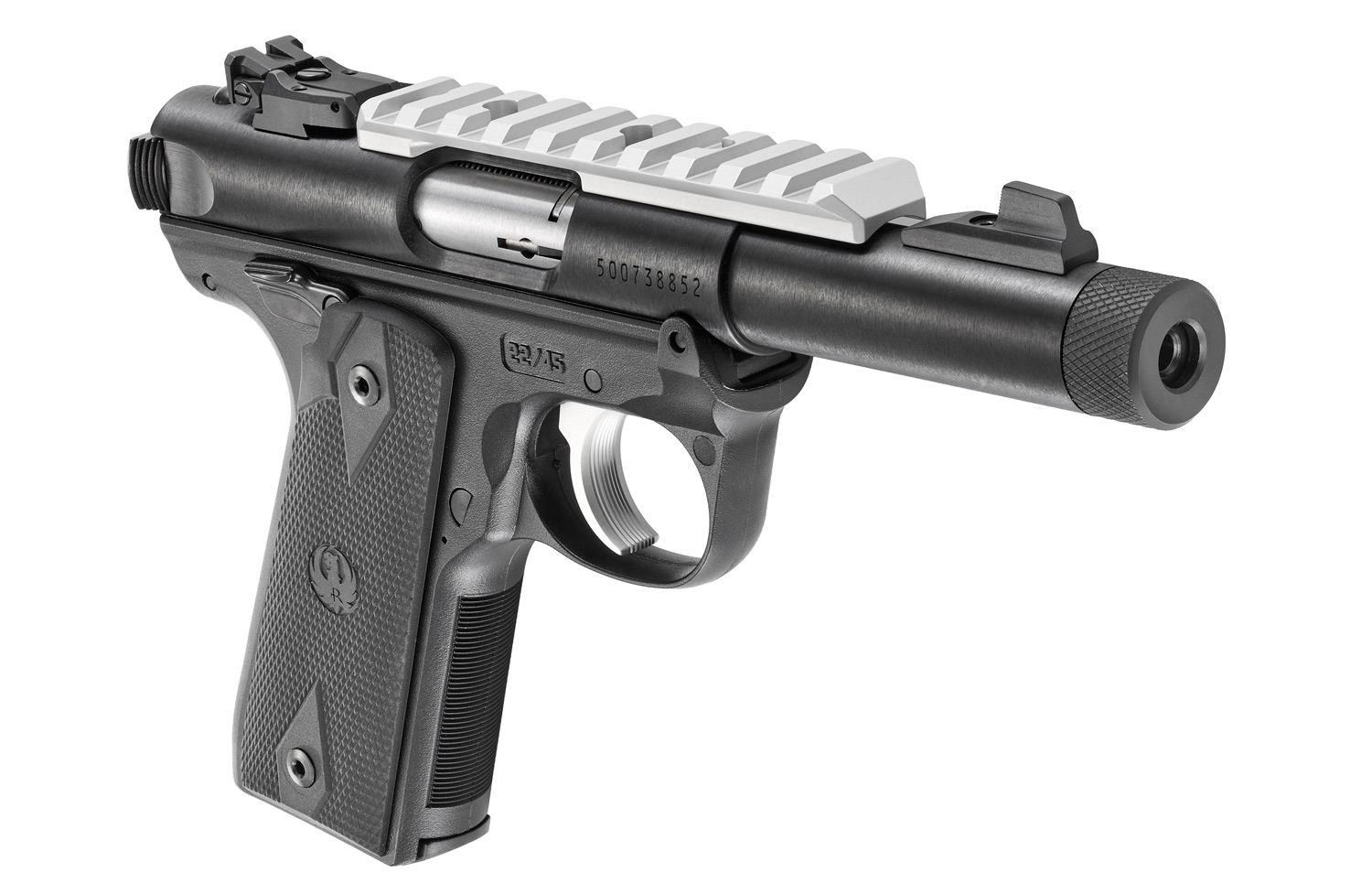 RUGER Pistole Mark IV 22/45 .22 LR 4,4"/11,18cm Blued 1/2"-28 5 RUGER Pistole Mark IV 22/45 .22 LR 4,4″/11,18cm Blued 1/2″-28 – RUG-40190