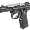 RUGER Pistole Mark IV 22/45 .22 LR 4,4"/11,18cm Blued 1/2"-28 12 RUGER Pistole Mark IV 22/45 .22 LR 4,4″/11,18cm Blued 1/2″-28 – RUG-40190