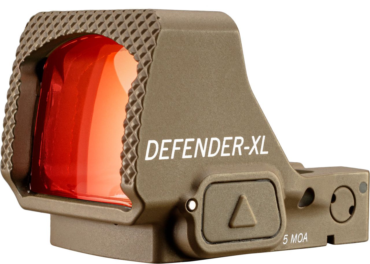 Vortex Defender XL Red Dot 5 MOA 9 Vortex Defender XL Red Dot 5 MOA Tan – VTX-DFXL-MRD5-T