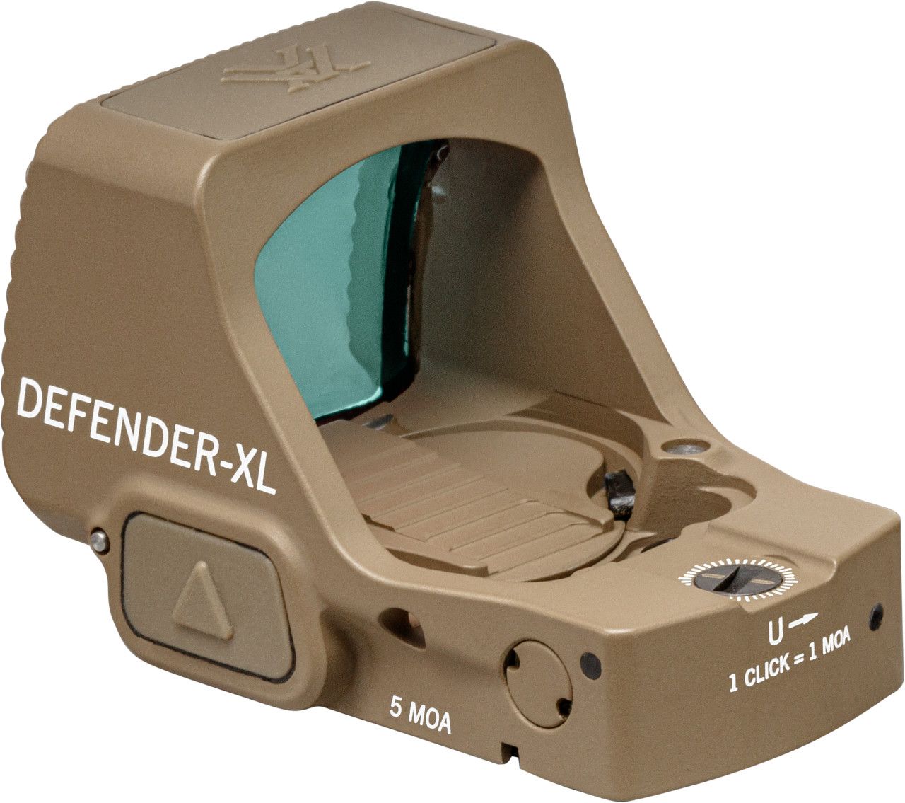 Vortex Defender XL Red Dot 5 MOA 16 Vortex Defender XL Red Dot 5 MOA Tan – VTX-DFXL-MRD5-T