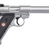 RUGER PISTOLE MARK IV TARGET .22 LR 5,5″/13,98CM SATINIERTER EDELSTAHL – RUG-40103