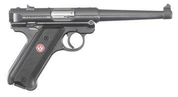RUGER PISTOLE MARK IV STANDARD .22 LR 6″/15,25CM BRÜNIERT – RUG-40105