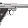 RUGER PISTOLE MARK IV TARGET .22 LR 5,5″/13,98CM SATINIERTER EDELSTAHL – RUG-40126