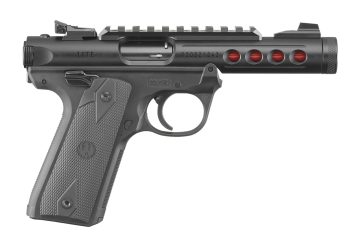RUGER PISTOLE MARK IV 22/45 LITE .22 LR 4,4″/11,18CM SCHWARZ ANODIZED 1/2″-28 – RUG-43942