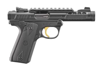 RUGER PISTOLE MARK IV 22/45 LITE .22 LR 4,4″/11,18CM SCHWARZ ANODIZED 1/2″-28 – RUG-43956
