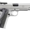 RUGER PISTOLE SR1911 TARGET 9MM LUGER 5″/12,7CM LOW-GLARE STAINLESS – RUG-6759