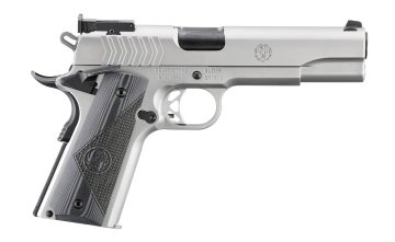 RUGER PISTOLE SR1911 TARGET 9MM LUGER 5″/12,7CM LOW-GLARE STAINLESS – RUG-6759