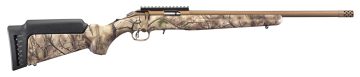 RUGER AMERICAN® RIMFIRE .22 LR 18″/46CM CAMO 1/2″-28 – RUG-8372
