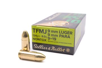 Sellier & Bellot 9 mm Luger TFMJ NonTox 8,0g/124grs.